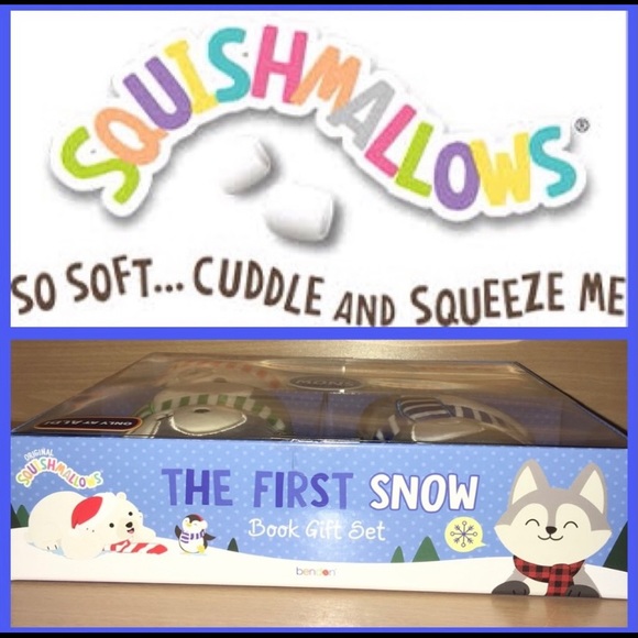 First snow gift set 3 Squishmallows and a book - Picture 3 of 3